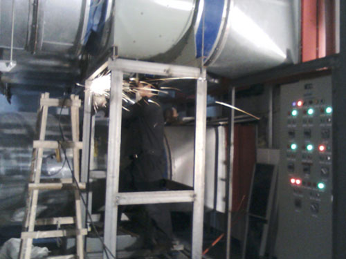 噪單處理施工現(xiàn)場(chǎng)